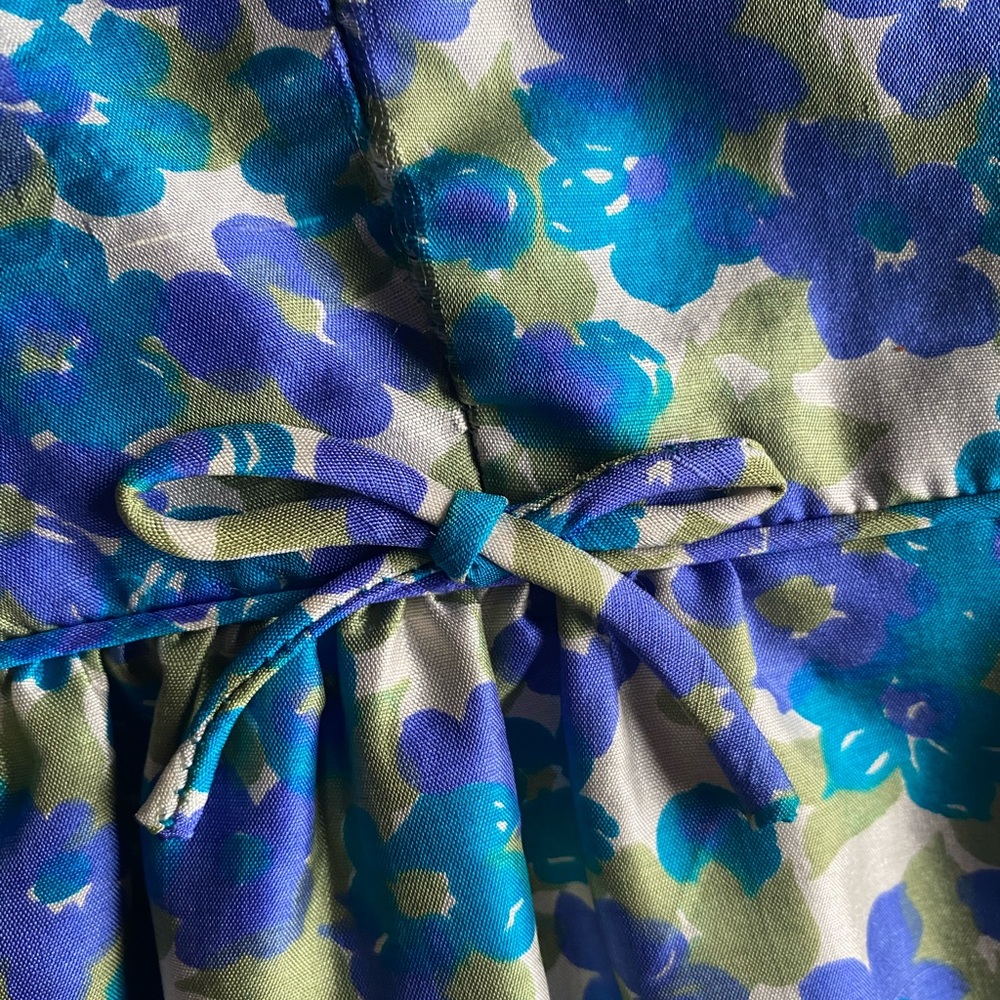 SOLDSOLDSOLD Vintage 50s/60s silk floral dress - Picture 6 of 8